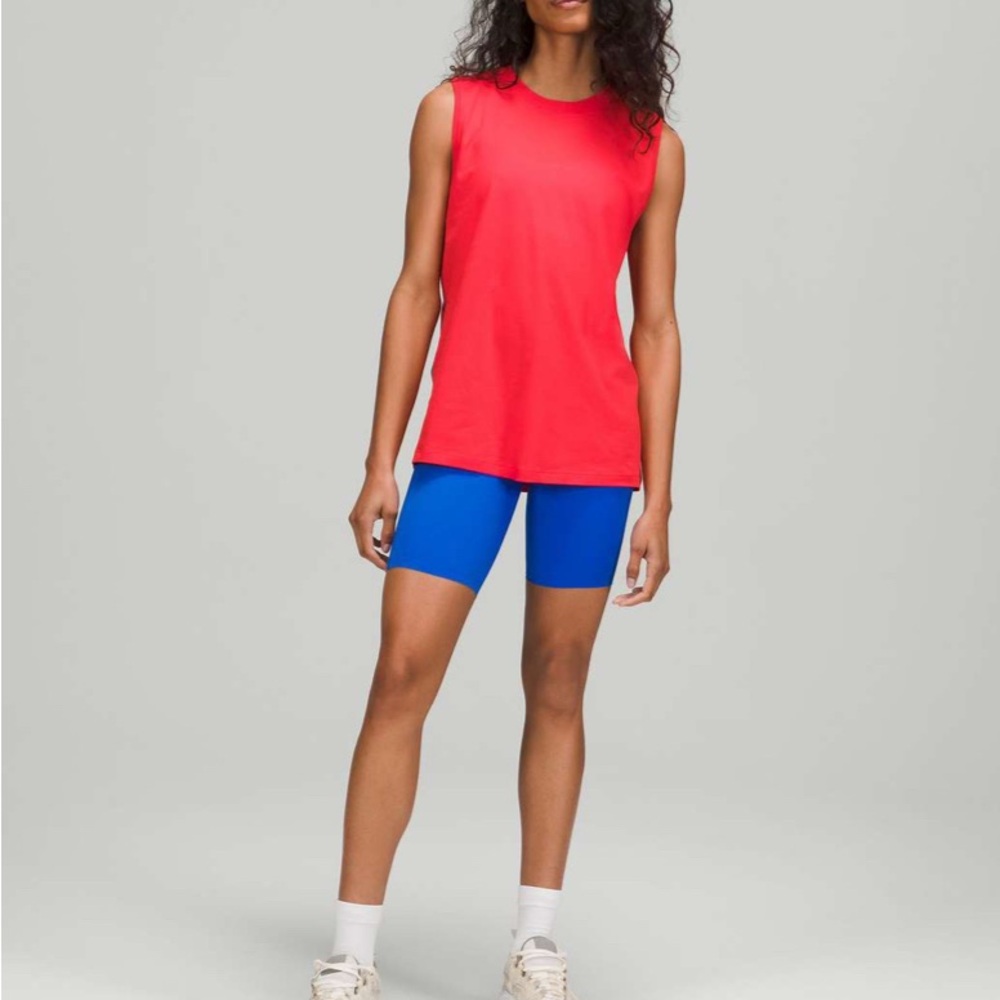 Lululemon All Yours Sleeveless Red Tank Top